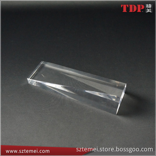 Customized Acrylic Clear Polygon Shaped Trophy